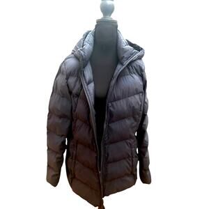 32 Degrees Heat Women’s Black Hooded Puffer Jacket Size Large NWOT